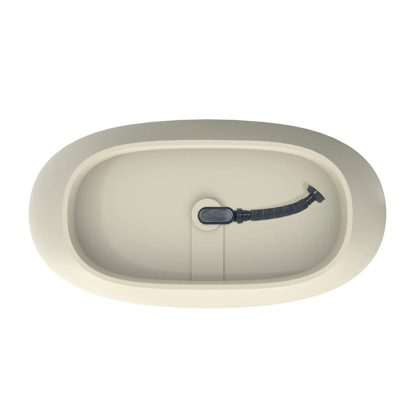 65 Inch Artificial Stone Solid Surface Freestanding Bathroom Bathtub by HouseOfZazla