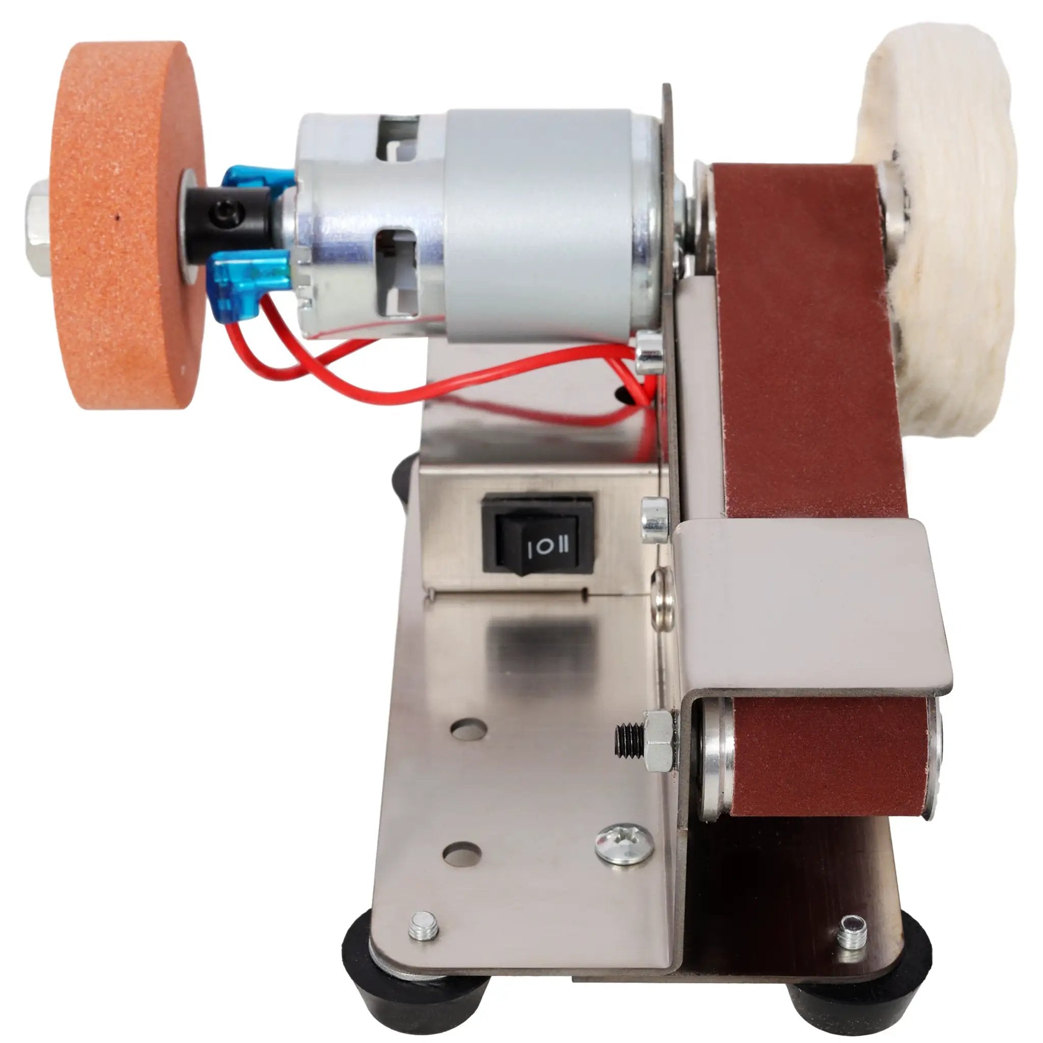 Mini Belt Sander, Electric Small Sander with 7 Adjustable Speeds by HouseOfZazla