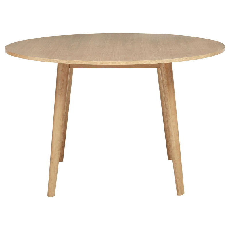 Andrews 5-piece Round Dining Table Set Light Ash and White by Unique Piece Furniture