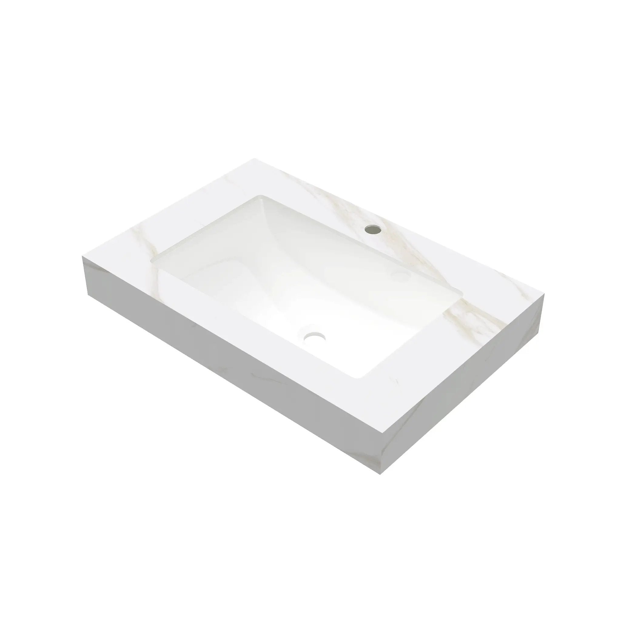 30" Calacatta Bathroom Vanity by HouseOfZazla