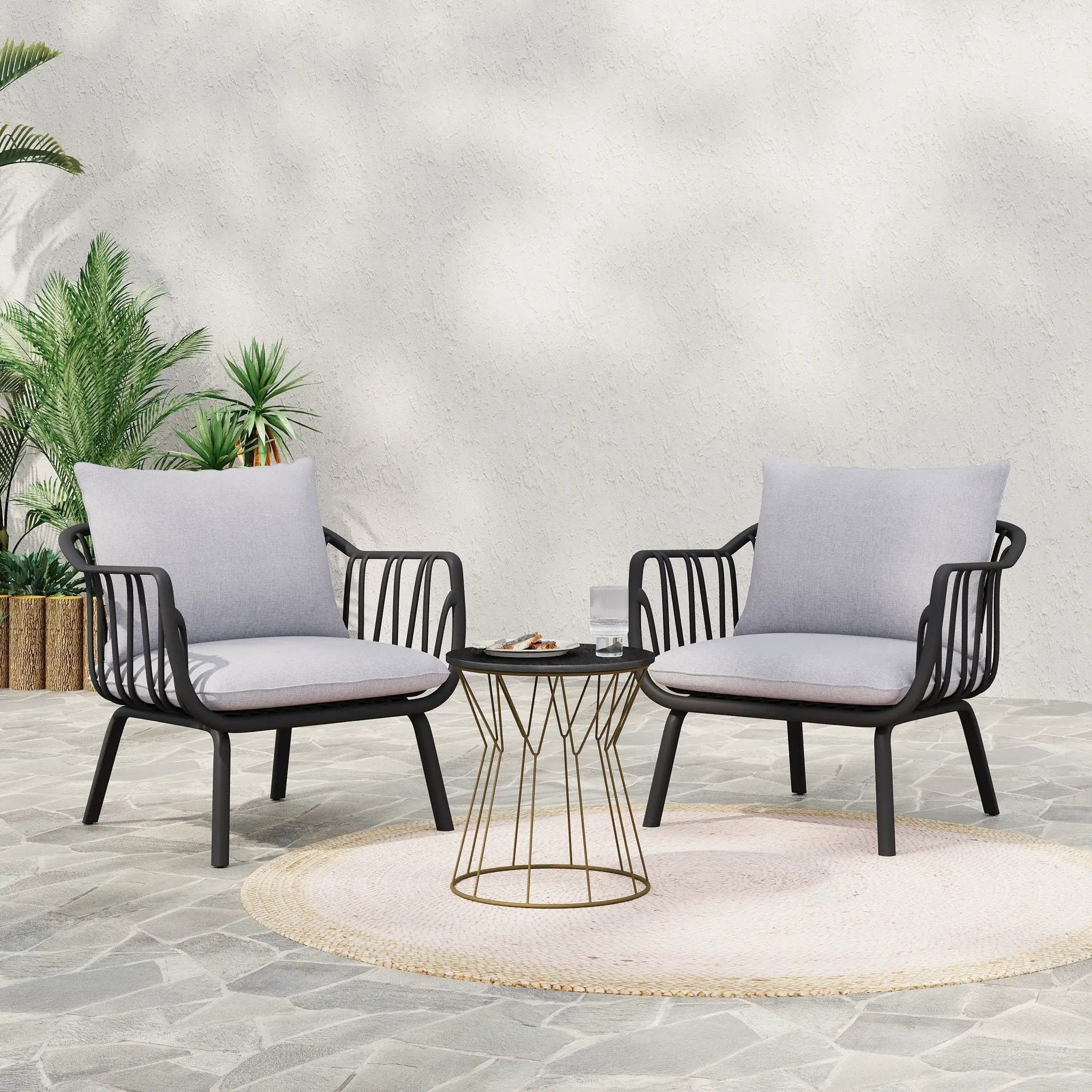 Huron Outdoor Club Chair (Set of 2) by HouseOfZazla