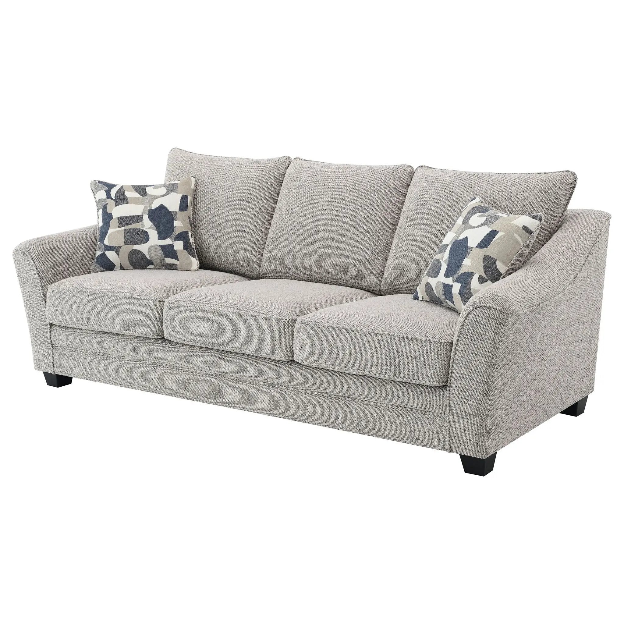 Mingle ] Upholstered Sofa - Light Gray by HouseOfZazla