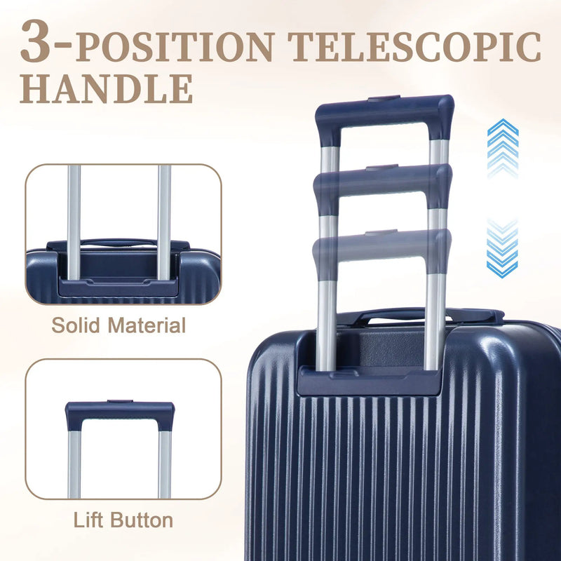 14'/20' 2-Piece ABS Spinner Wheel Luggage Set by HouseOfZazla