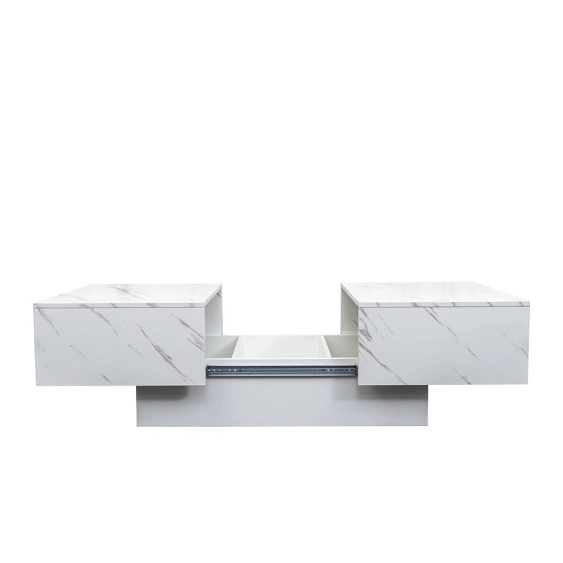 Coffee Table with Sliding Tabletop and Hidden Storage by HouseOfZazla