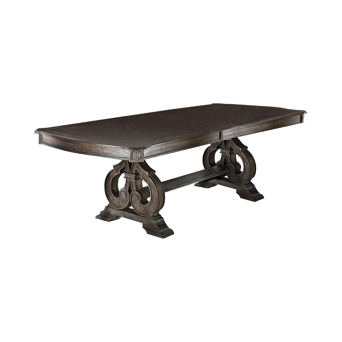 Rustic Dining Set With Table And Upholstered Chairs by HouseOfZazla