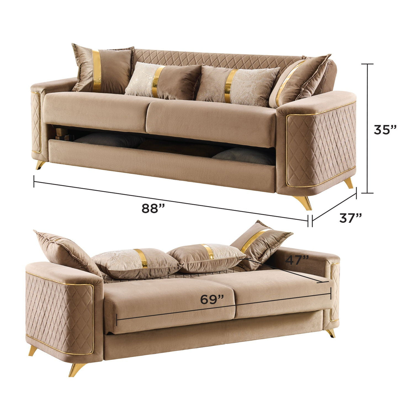 Lisa - Living Room Set by HouseOfZazla