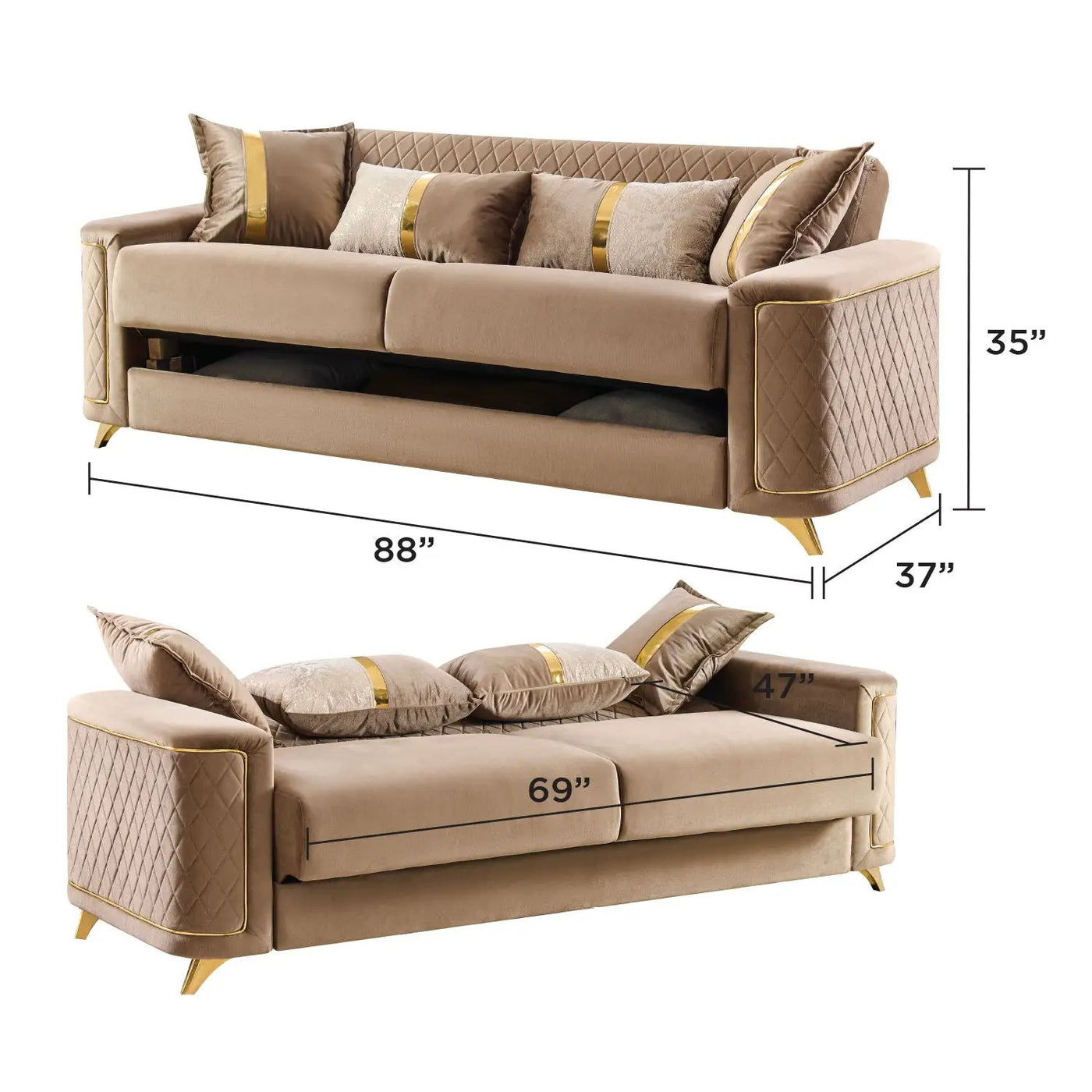Lisa - Sofa by HouseOfZazla