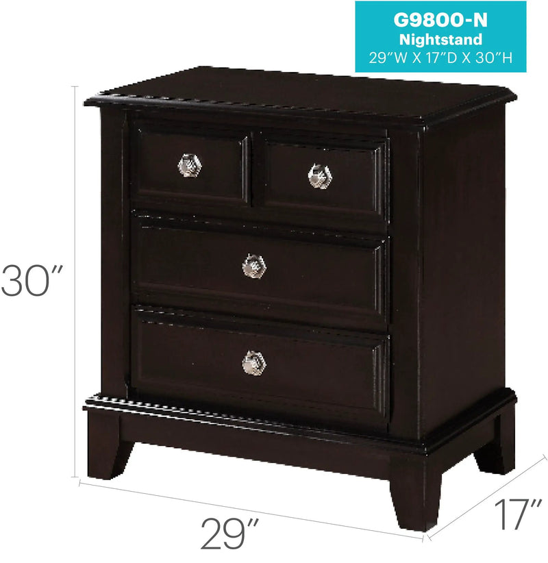 Ashford - Nightstand - Cappuccino by Unique Piece Furniture