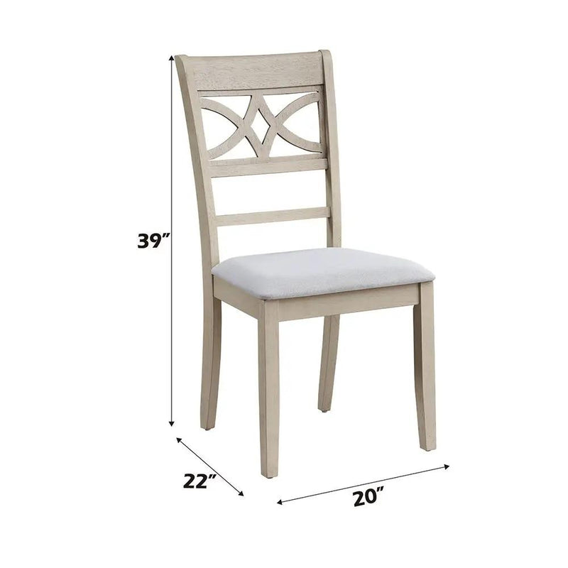 Ferris - Side Chair (Set of 2) - Antique Gray by Unique Piece Furniture