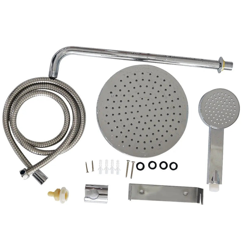 59 Inch Tempered Glass Shower Panel with Hand Shower by DirectDeals