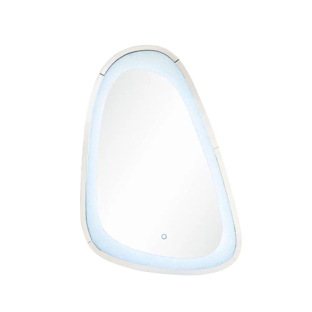 Noralie - 46" Accent Mirror With LED - Mirrored & Faux Diamonds by Unique Piece Furniture