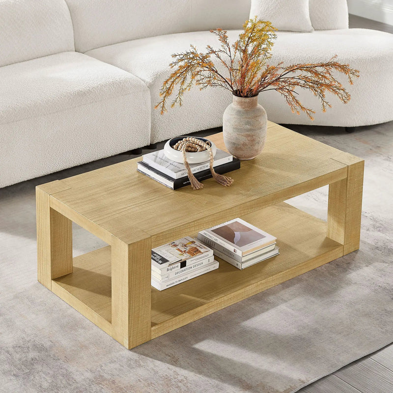 2-Piece Modern Rectangle Coffee Table Set by HouseOfZazla