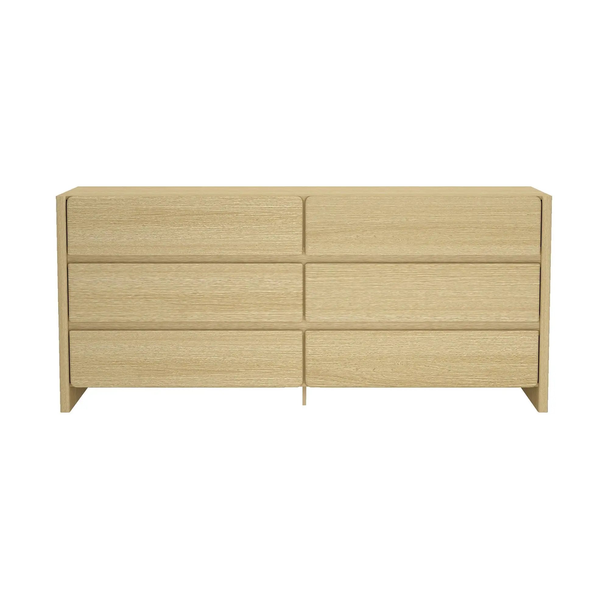 Linda - Double Wide Dresser With 6 Drawers by HouseOfZazla