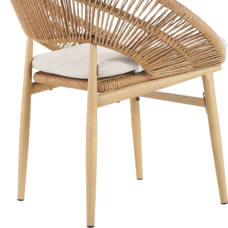 Cyril - Outdoor Papasan Style Dining Chair (Set of 2) by HouseOfZazla