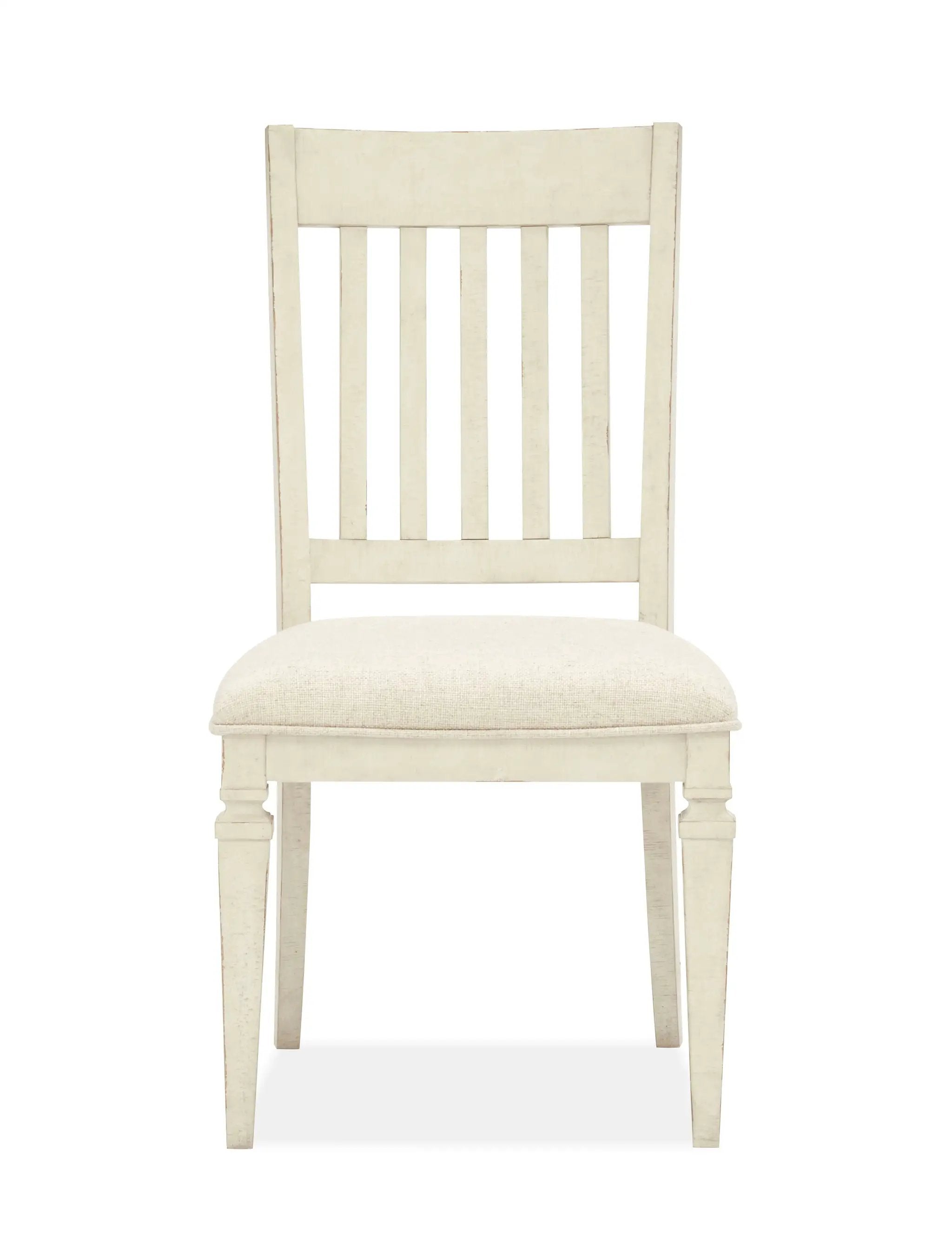 Newport - Dining Side Chair With Upholstered Seat (Set of 2) - Alabaster by Unique Piece Furniture