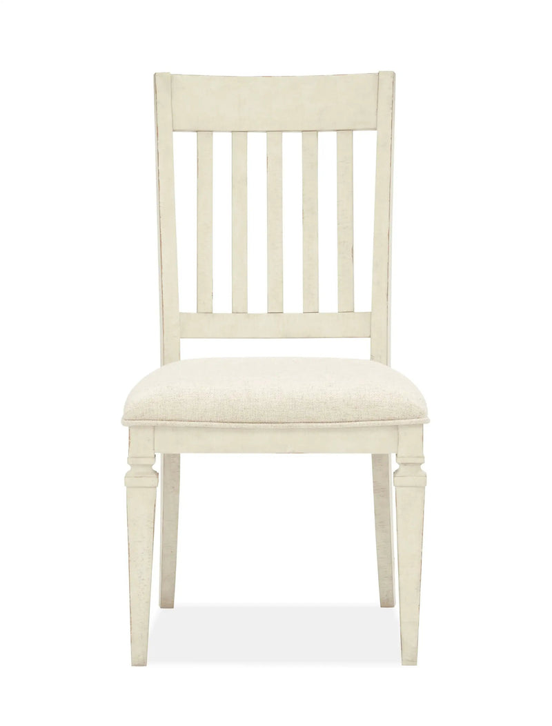 Newport - Dining Side Chair With Upholstered Seat (Set of 2) - Alabaster by Unique Piece Furniture
