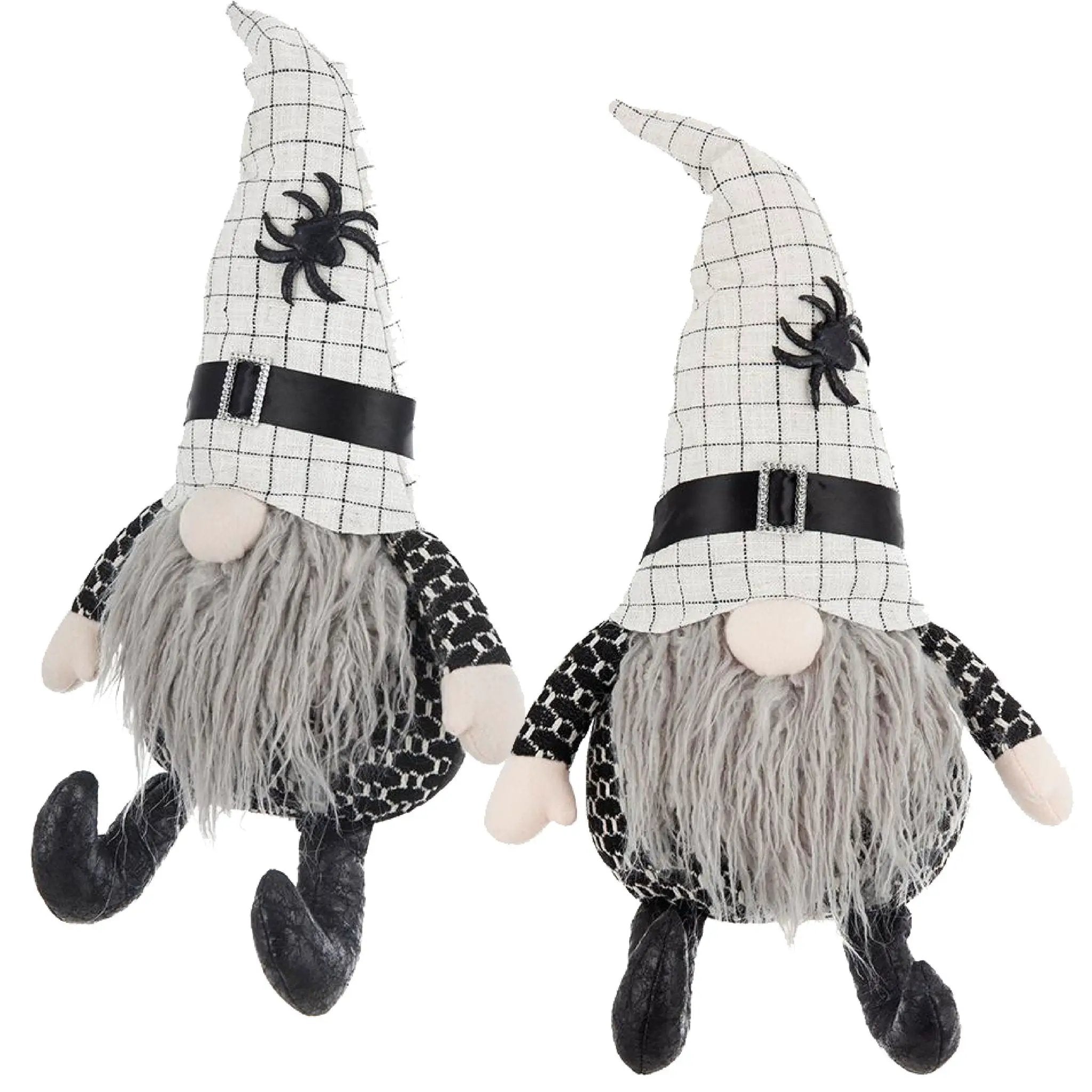 Sitting Gnome With Hat Spider, For Halloween Decor by HouseOfZazla