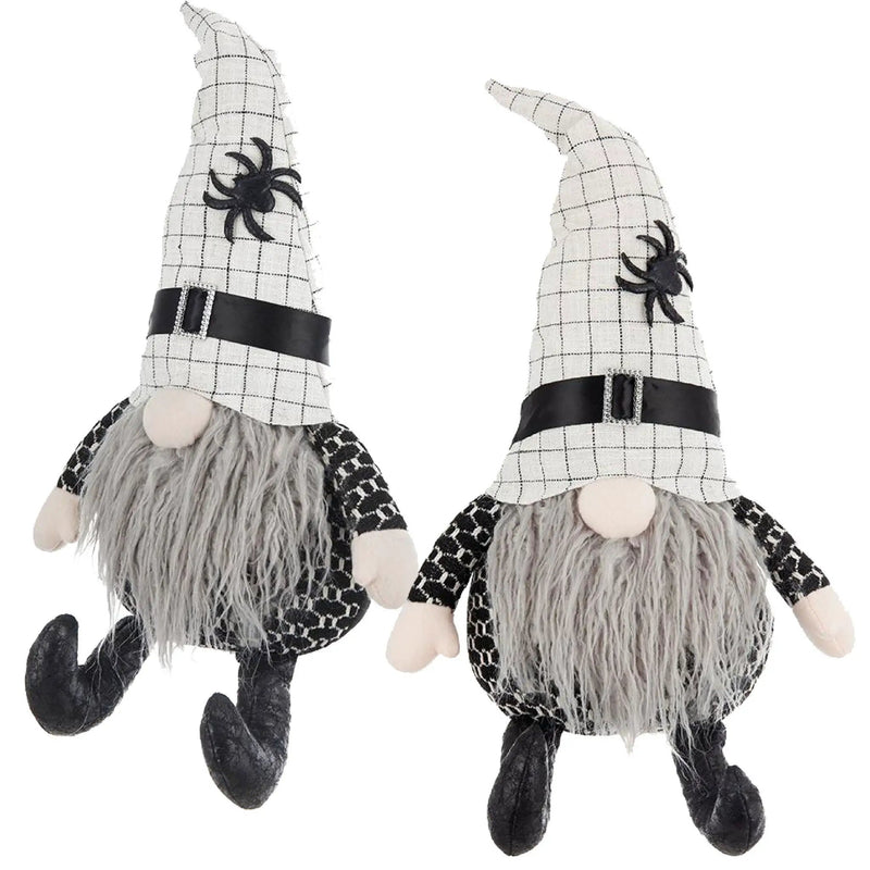 Sitting Gnome With Hat Spider, For Halloween Decor by HouseOfZazla