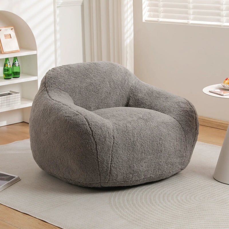 Giant Bean Bag Chair, Spacious Memory Foam With Armrests by Unique Piece Furniture