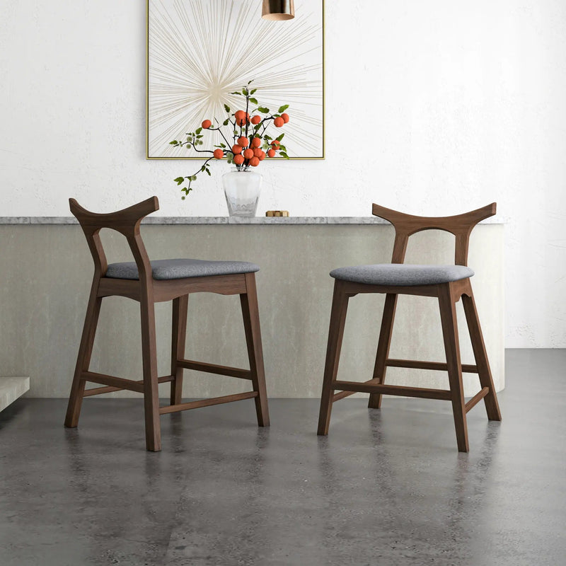 Hester - Upholstered, Square Bar Chair (Set of 2) by Unique Piece Furniture