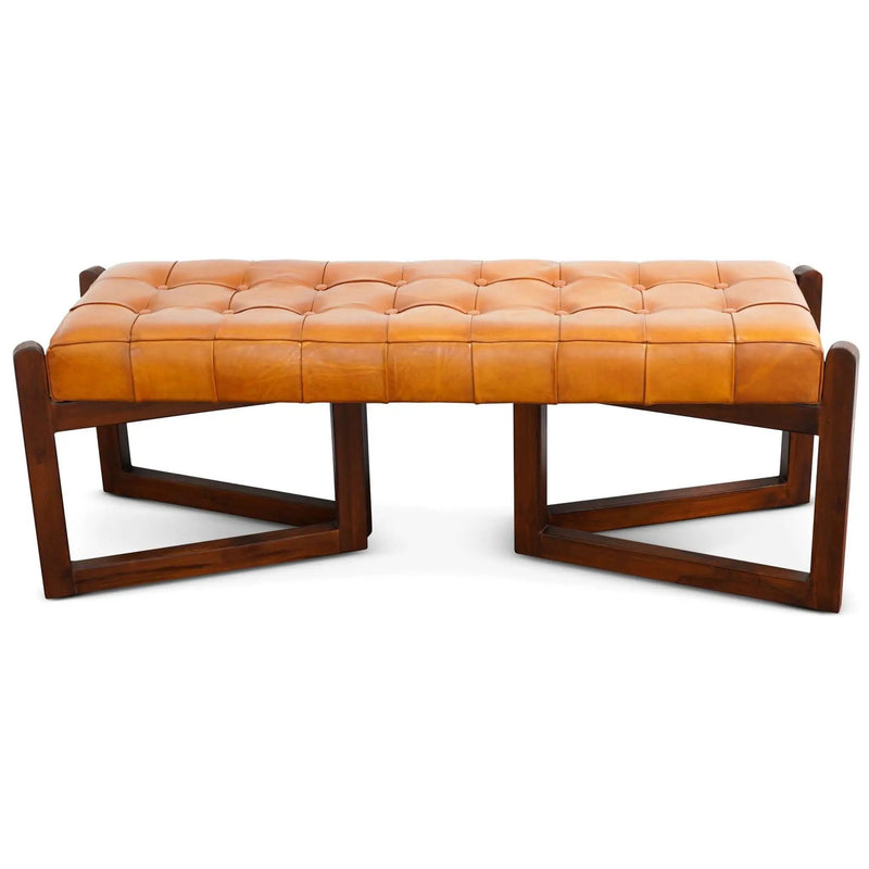 Riley - Bench - Brown / Rustic / Tan by Unique Piece Furniture