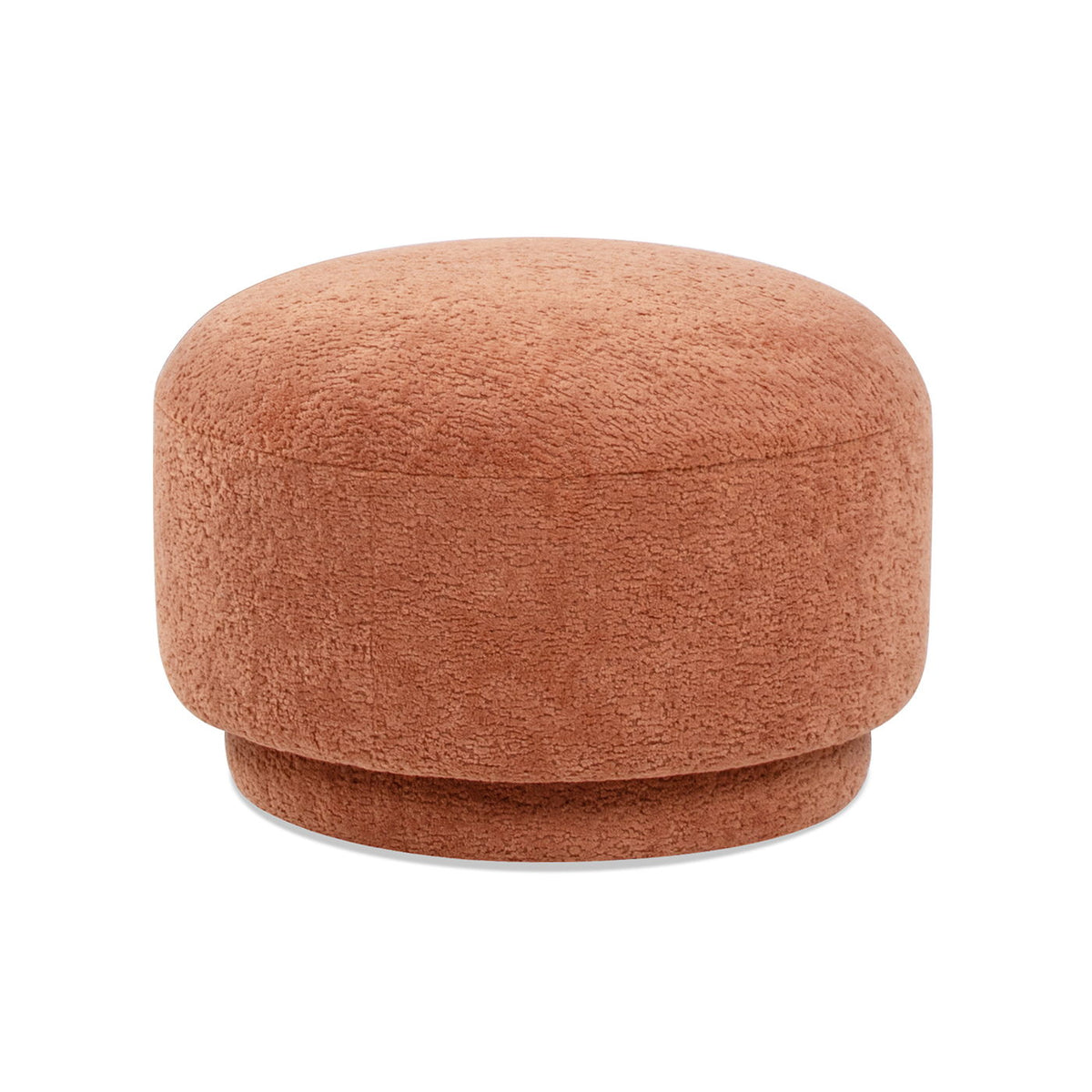 Mushroom Footstool Ottoman with Faux Sheepskin Upholstery - Multiple Colors, photo 25 of 28