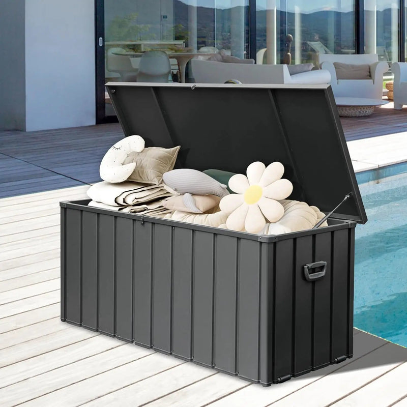 190 Gallon Metal Deck Box by HouseOfZazla