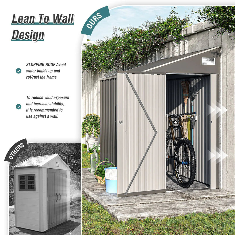 Campcraft Optional Two-Color Storage Shed by HouseOfZazla