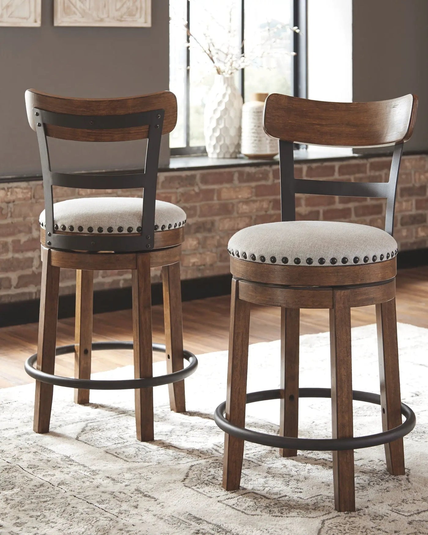 Valebeck - Counter Height Table Set by Unique Piece Furniture
