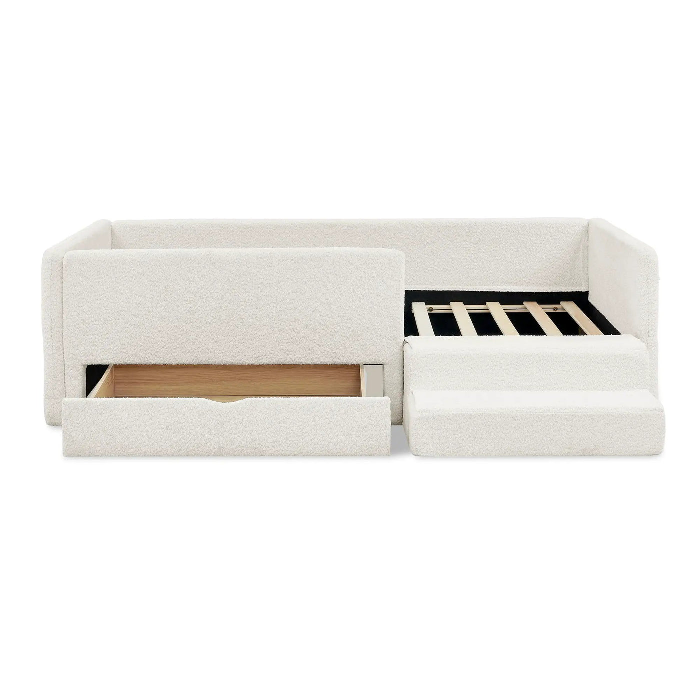 Safe Kids Bed With Guardrails And Storage by HouseOfZazla