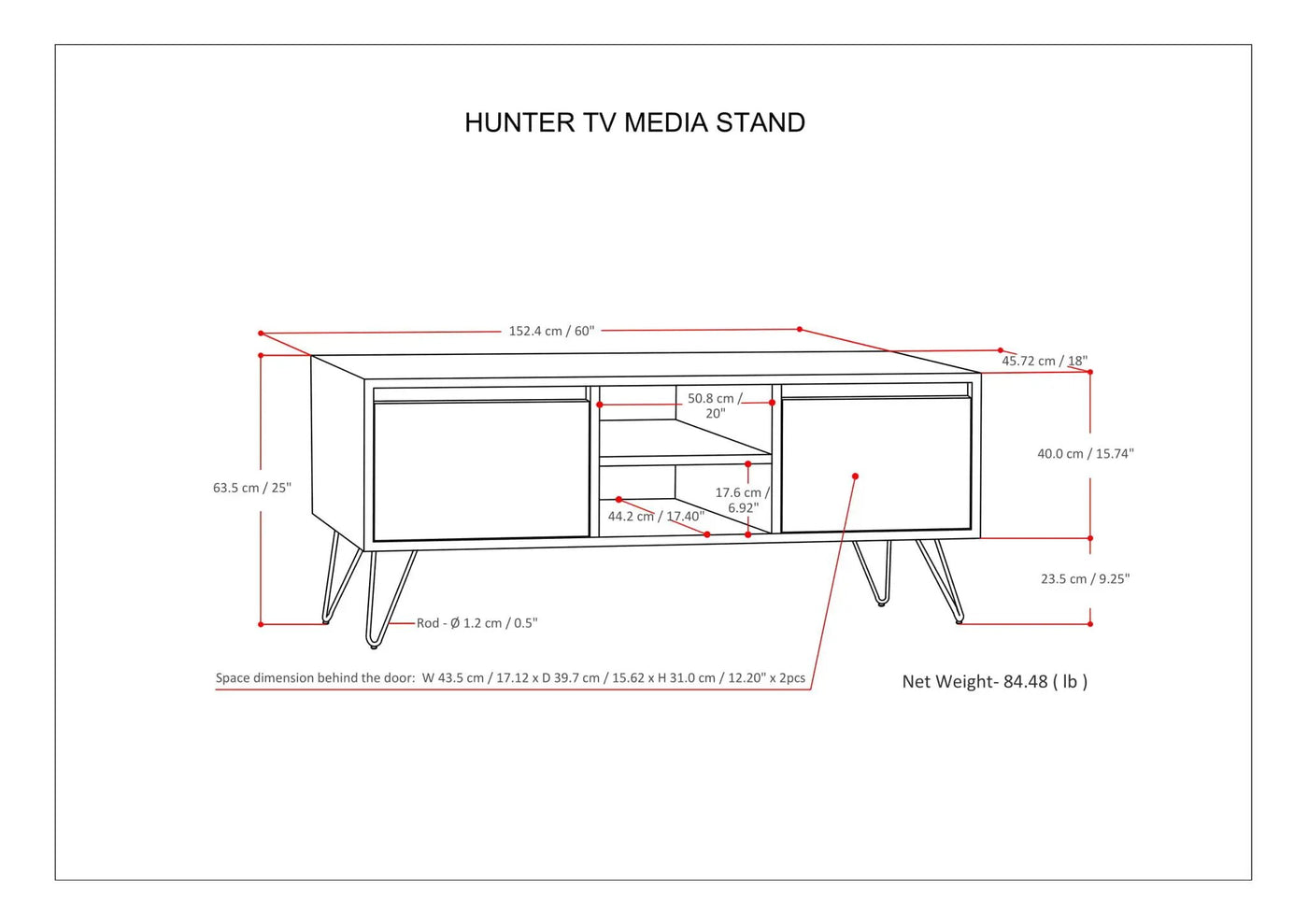 Hunter - Handcrafted TV Media Stand by HouseOfZazla