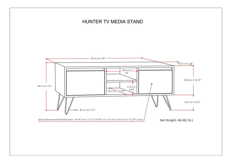 Hunter - Handcrafted TV Media Stand by HouseOfZazla
