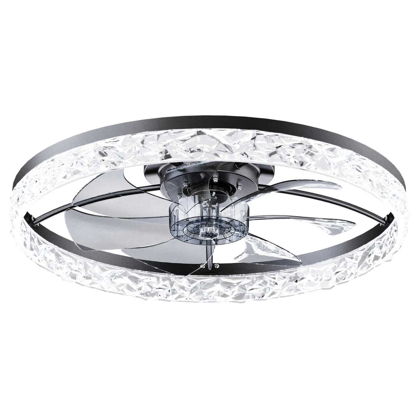 23.6" Ceiling Fan with Lights, Remote and App Control by HouseOfZazla
