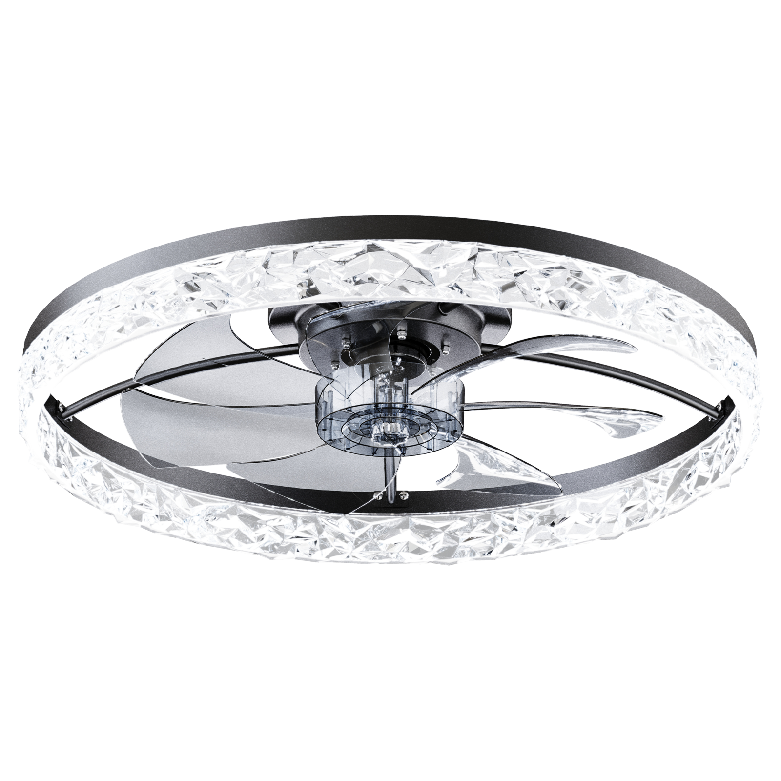 23.6" Ceiling Fan with Lights, Remote and App Control by HouseOfZazla