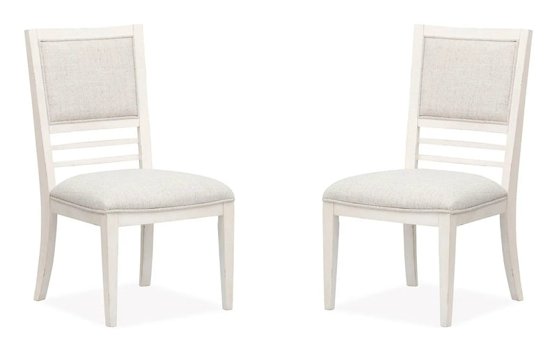 Echo Isles - Upholstered Side Chair (Set of 2) - Sea Pearl And Driftwood by Unique Piece Furniture