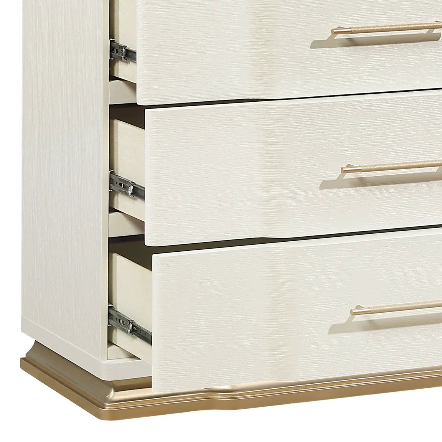 Lexington - 5 Drawer Chest - Beige by HouseOfZazla