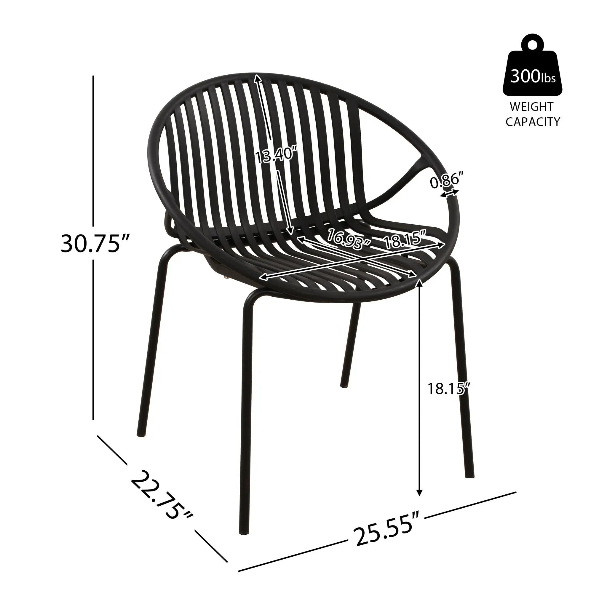 7 Piece Dining Set With Stackable Chairs
