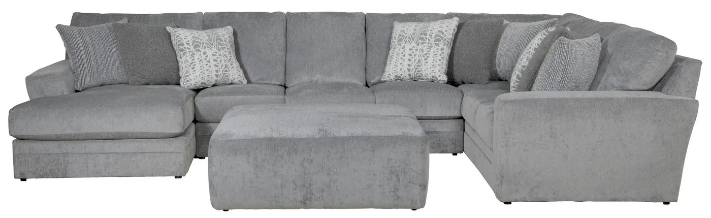Glacier - Sectional With Cocktail Ottoman by Unique Piece Furniture