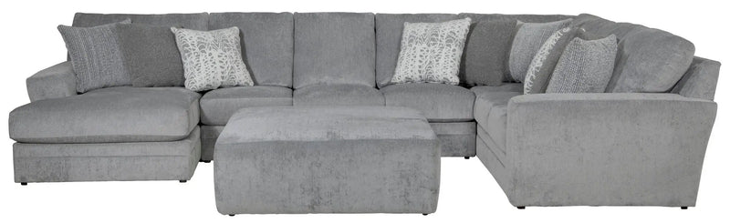 Glacier - Sectional With Cocktail Ottoman by Unique Piece Furniture