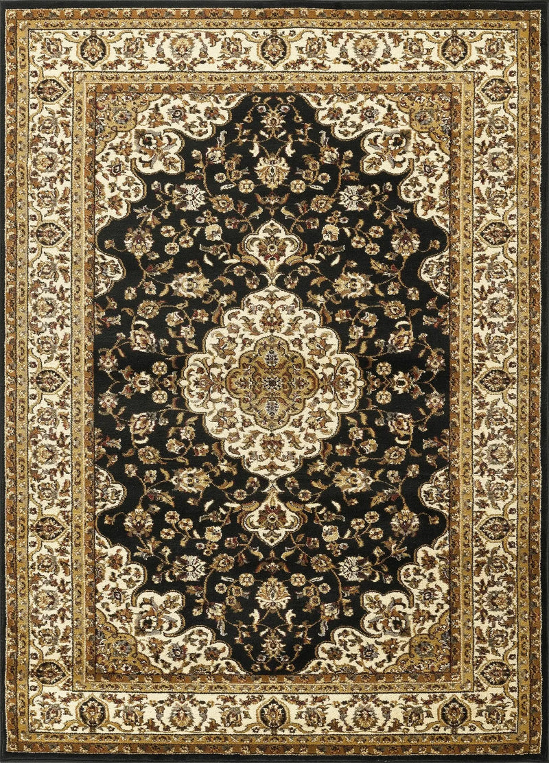 Classic GC_VIN5003 Black Area Rug by HouseOfZazla