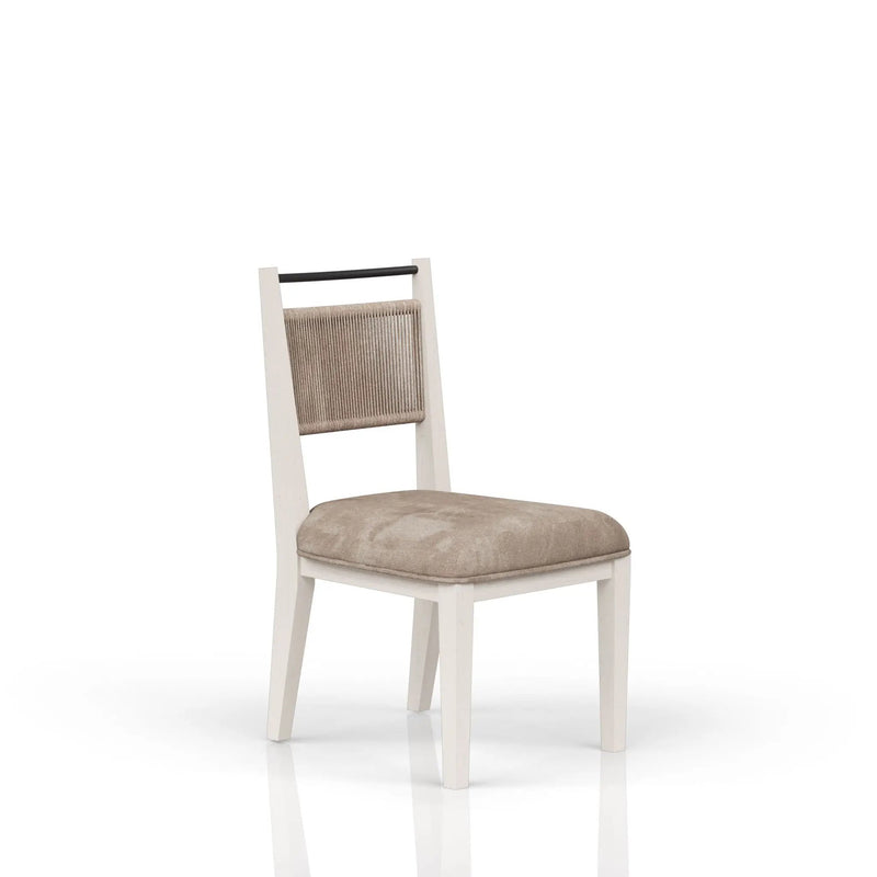 Rope Back Chair - Beige / Carmel by HouseOfZazla