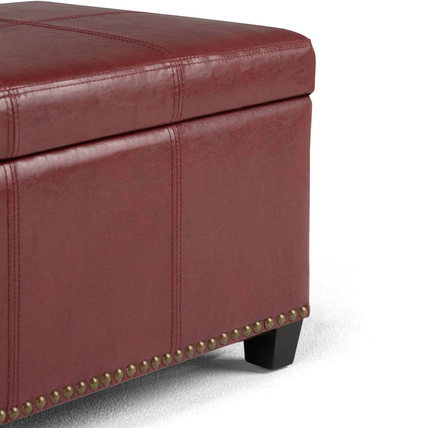 Kingsley - Upholstered Large Storage Ottoman by HouseOfZazla
