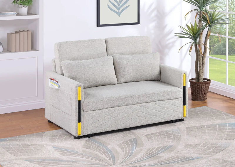 Percy - Teddy Sleeper Loveseat With Dual-Pull Sleeper Design by Unique Piece Furniture