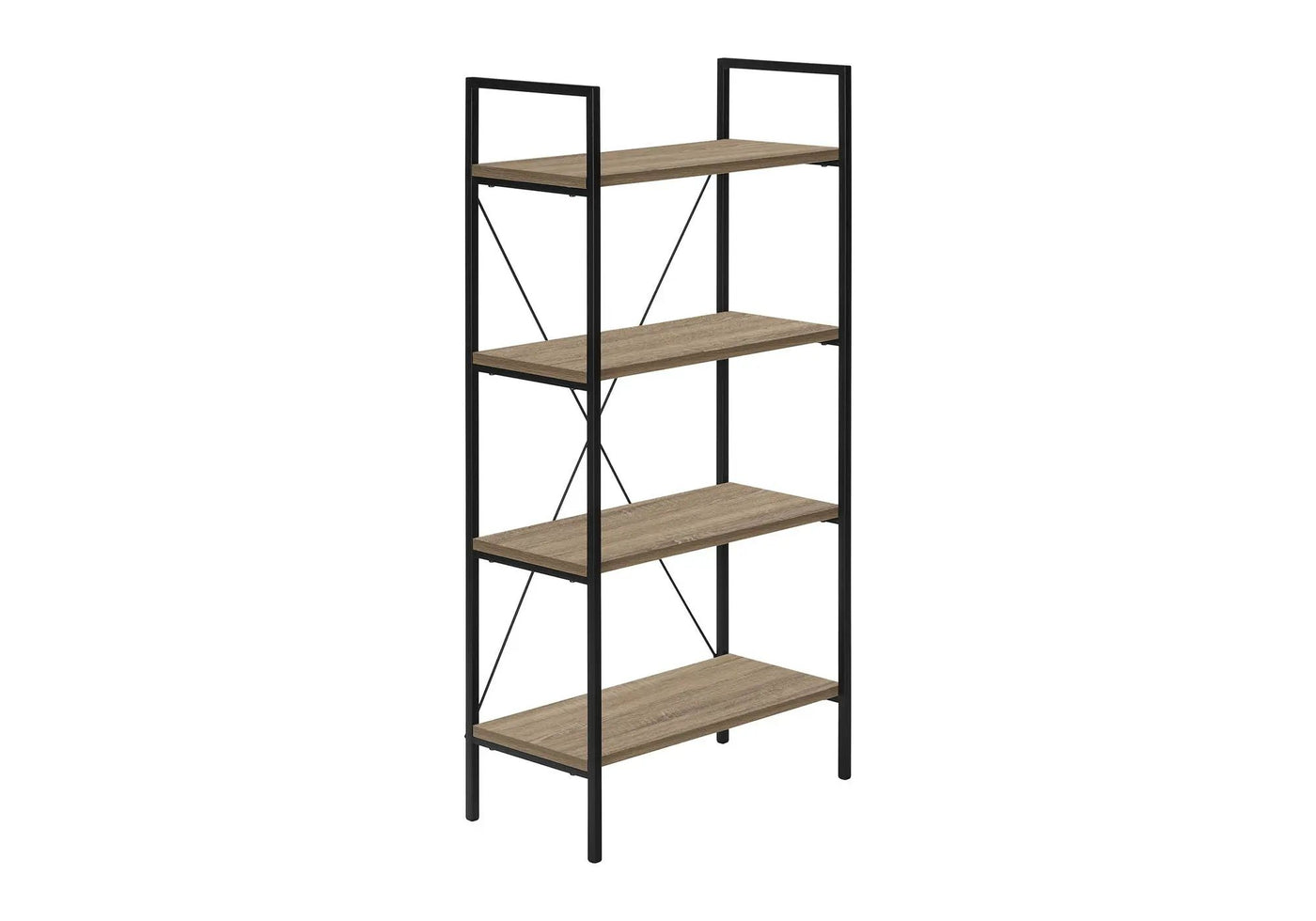 4-Tier Contemporary Bookshelf for Office & Bedroom by HouseOfZazla