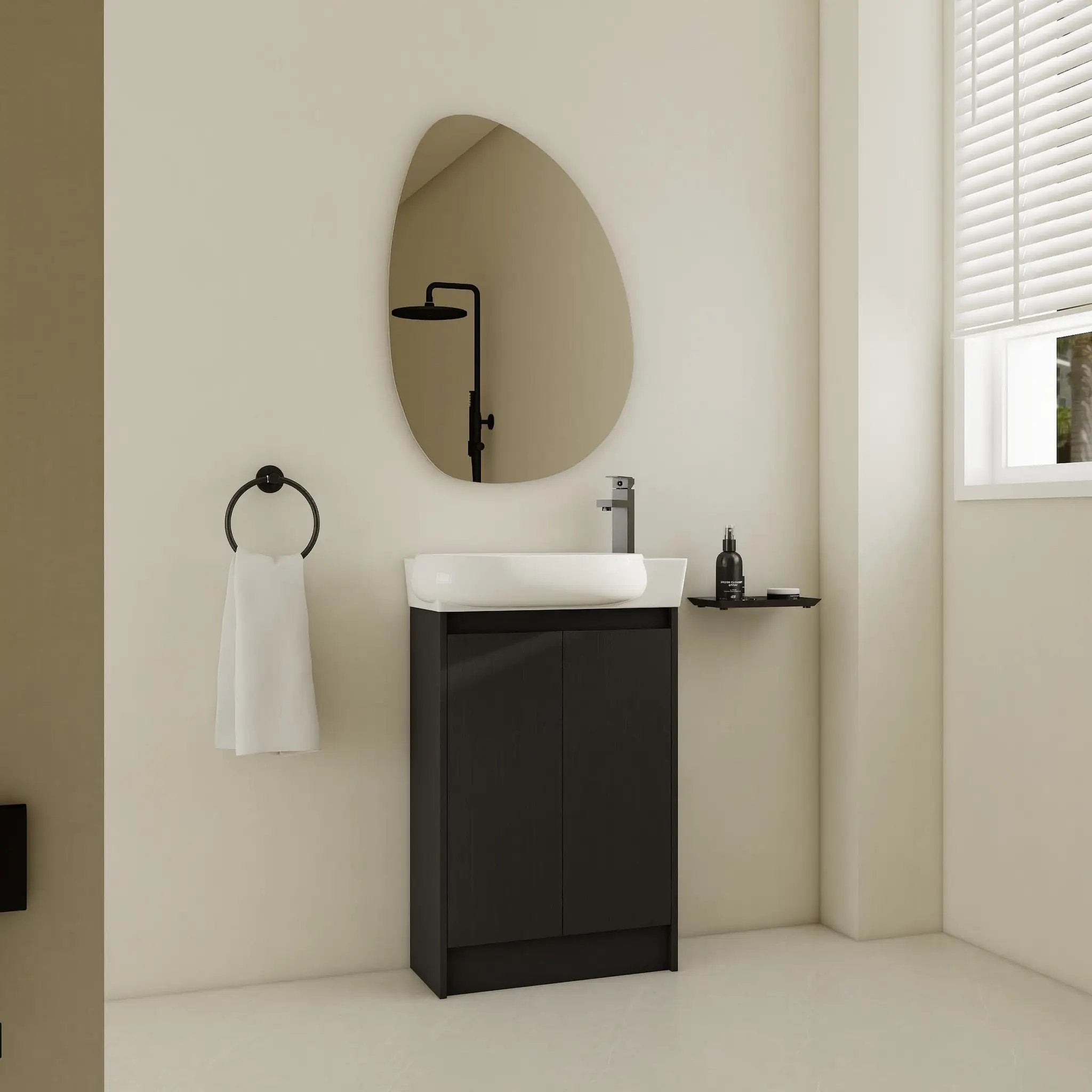 23" Freestanding Bathroom Vanity with Sink, Soft Close Doors by HouseOfZazla