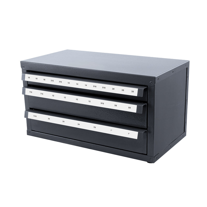 End Mill Dispenser Cabinet, Three-Drawer Organizer for End Mill Storage by HouseOfZazla