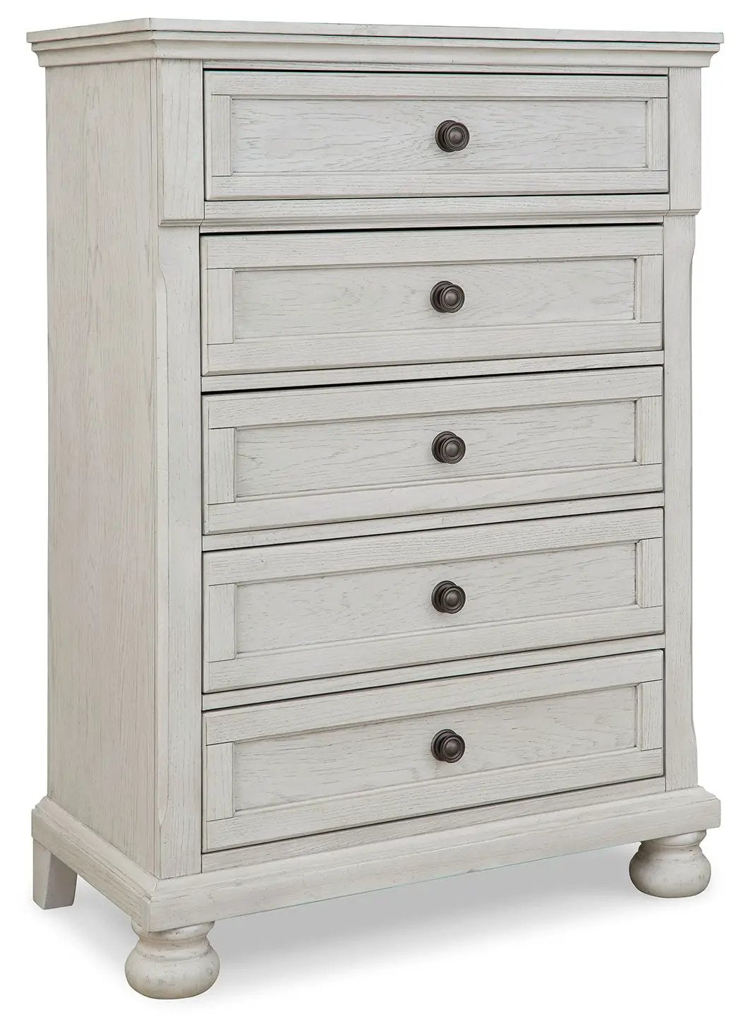 Robbinsdale - Five Drawer Chest - Youth - Antique White by Unique Piece Furniture
