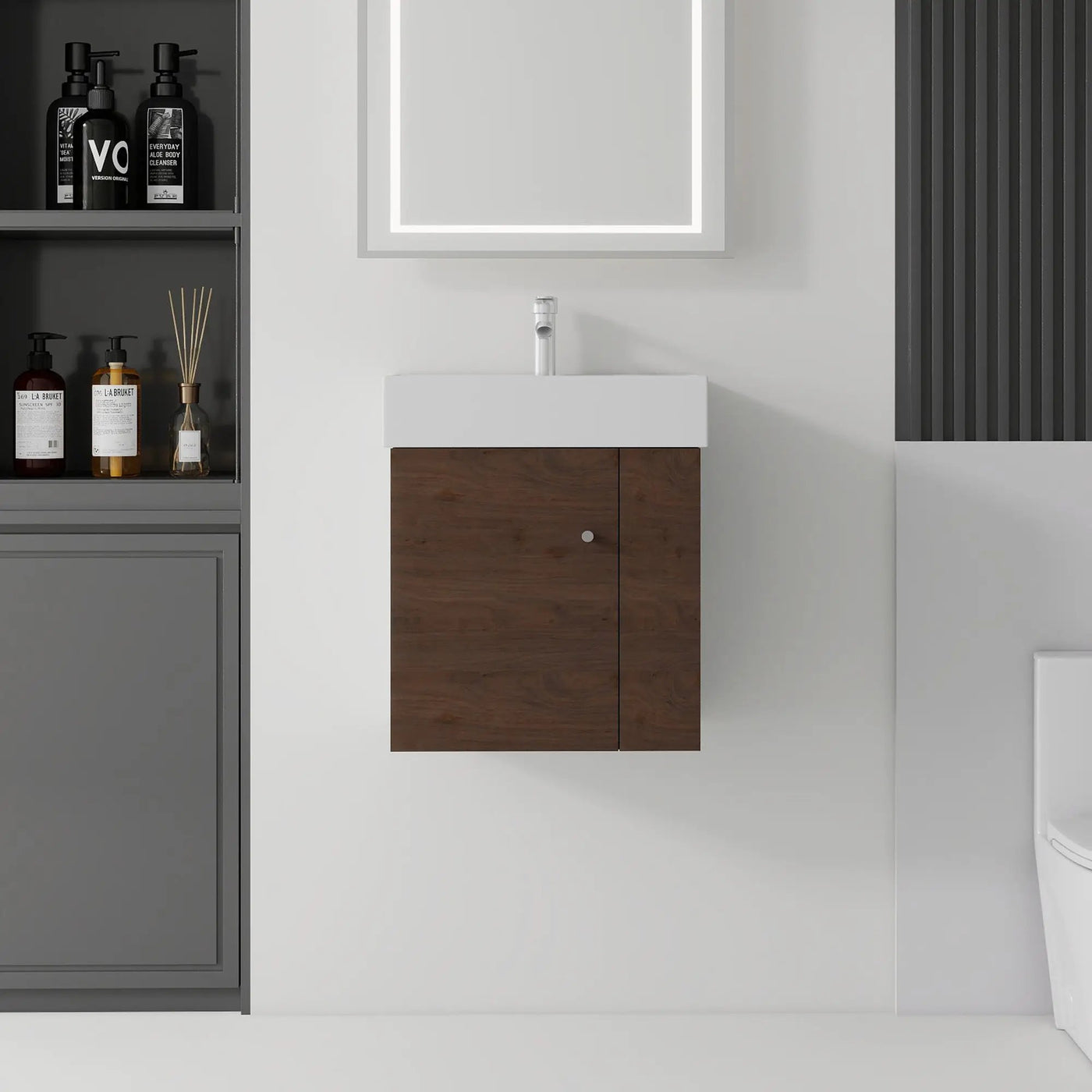 21.6 Inch Floating Bathroom Vanity with Sink by HouseOfZazla