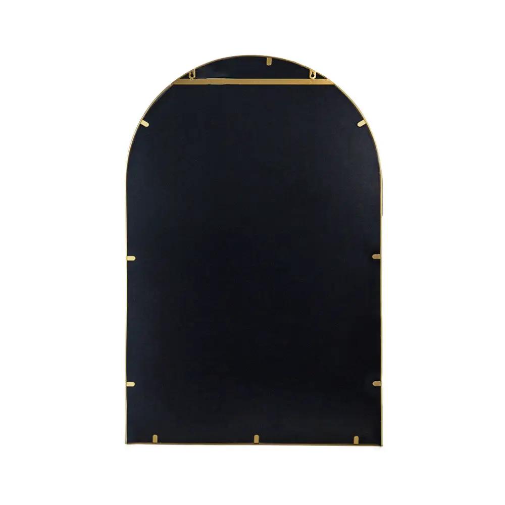 Arched Mirror With Metal Frame, Wall Mirror For Living Room Bedroom Entryway by HouseOfZazla
