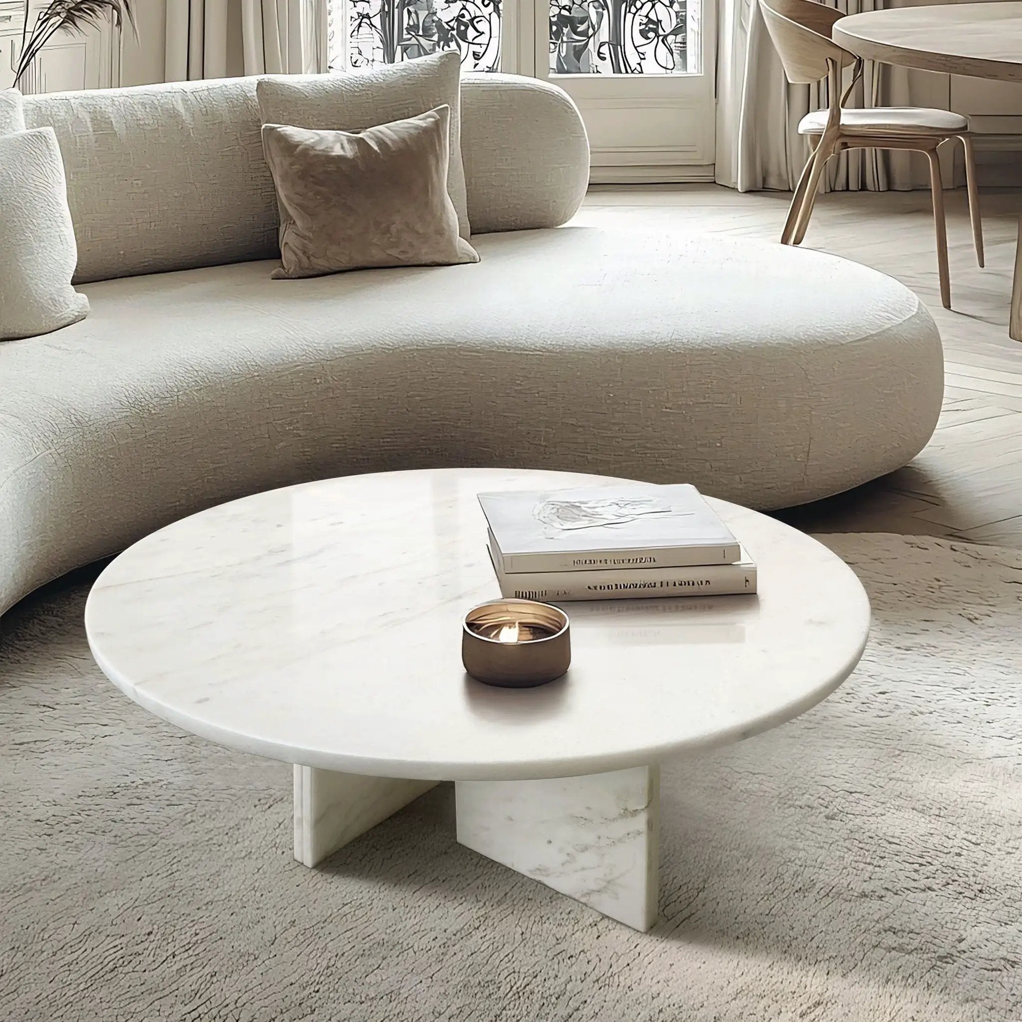 Luxury Coffee Table With Unique Veining, Unique Stone Design by Unique Piece Furniture